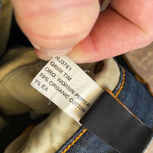 Nudie Grim Tim Slim Fit Jeans -32x32 - Picture 8 of 12